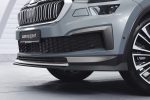 Lip delantero CSR Automotive para Skoda Kodiaq CSL759 Negro Mate 2