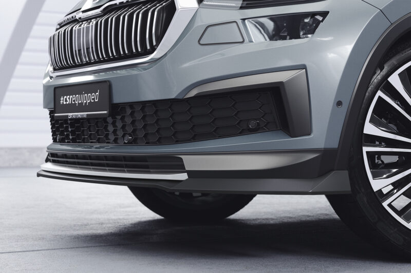 Lip delantero CSR Automotive para Skoda Kodiaq CSL759 Negro Mate 2