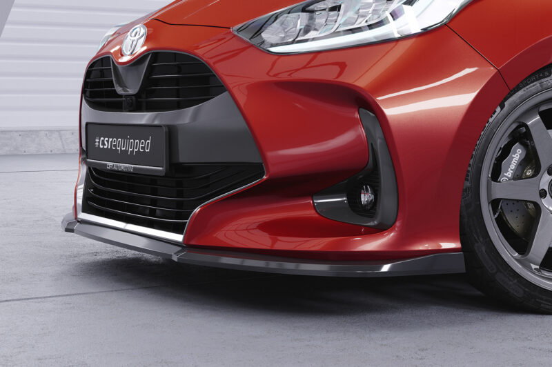 Lip delantero CSR Automotive para Toyota Yaris (XP21) CSL765 Negro Mate 2