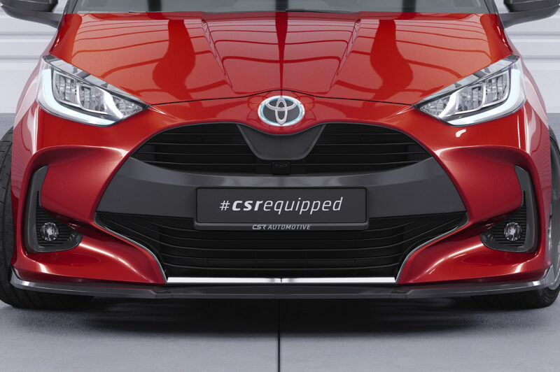 Lip delantero CSR Automotive para Toyota Yaris (XP21) CSL765 Negro Mate 5