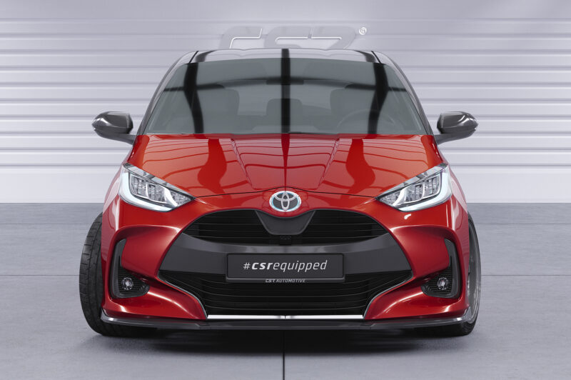 Lip delantero CSR Automotive para Toyota Yaris (XP21) CSL765 Negro Mate 6