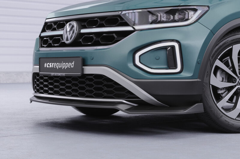 Lip delantero CSR Automotive para VW T-Roc (A1) Facelift CSL766 Negro Mate 2