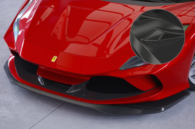 Lip delantero CSR Automotive para Ferrari F8 Tributo / Spider CSL767 Carbon Look 1