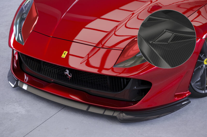 Lip delantero CSR Automotive para Ferrari 812 Superfast / GTS CSL768 Carbon Look 1