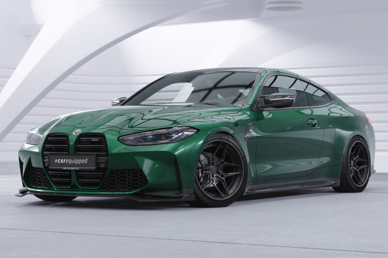 Lip delantero CSR Automotive para BMW M3 (G80/G81) / M4 (G82/G83) CSL769 Negro Mate 4