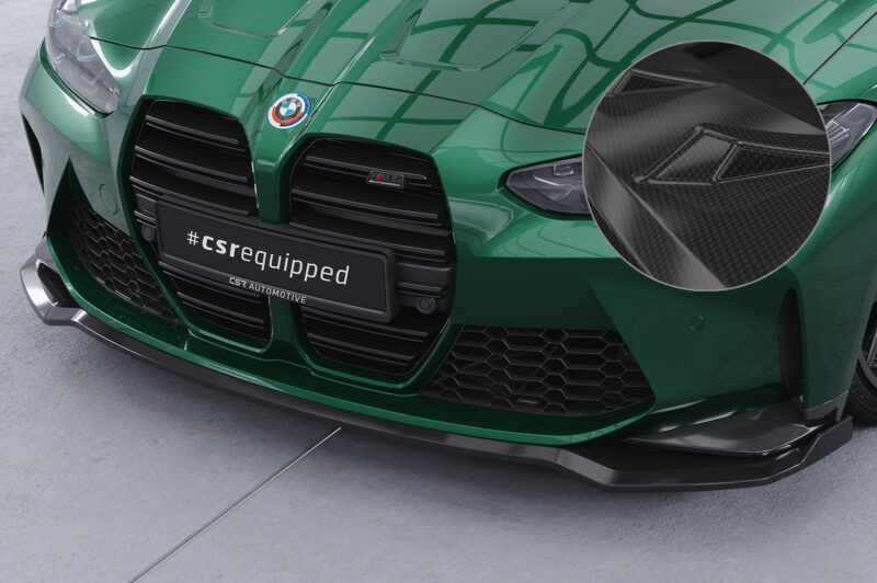 Lip delantero CSR Automotive para BMW M3 (G80/G81) / M4 (G82/G83) CSL769 Carbon Look 1