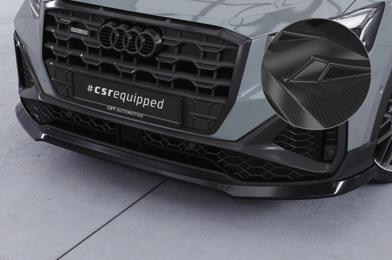 Lip delantero CSR Automotive para Audi Q2 (tipo GA) Sine CSL771 Carbon Look 1