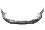Lip delantero CSR Automotive para Peugeot 308 (P51) GT CSL772 Negro Mate 4