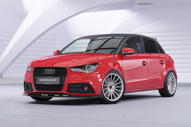 Lip delantero CSR Automotive para Audi A1 (8X) Sine CSL773 Negro Mate 4