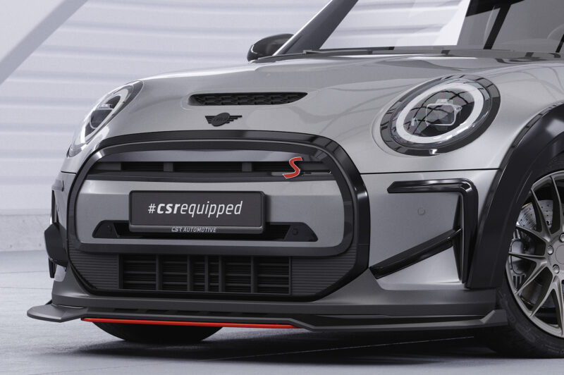 Lip delantero CSR Automotive para Mini F56 Cooper SE CSL775 Negro Mate 3