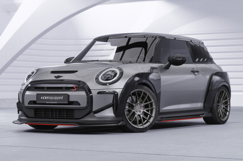 Lip delantero CSR Automotive para Mini F56 Cooper SE CSL775 Negro Mate 4