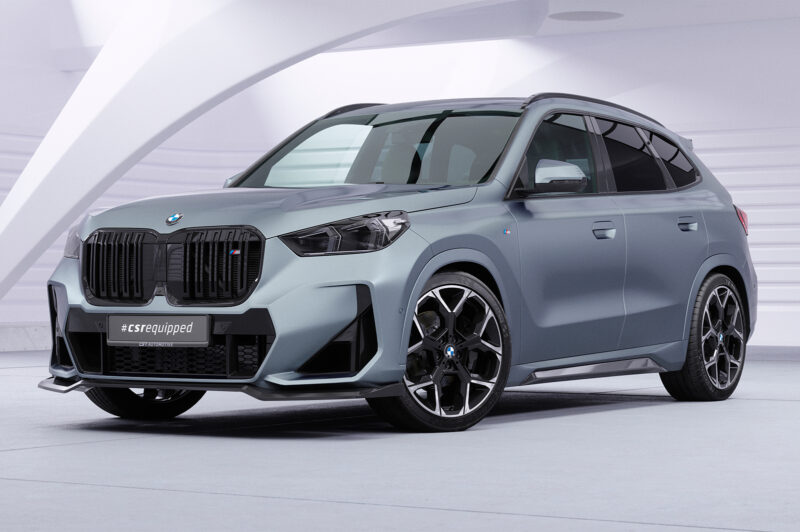 Lip delantero CSR Automotive para BMW X1 U11 paquete M CSL777 Negro Mate 4