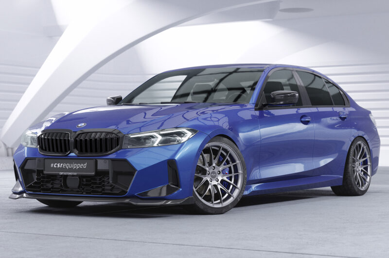 Lip delantero CSR Automotive para BMW Serie 3 G20 / G21 CSL778 Negro Mate 4