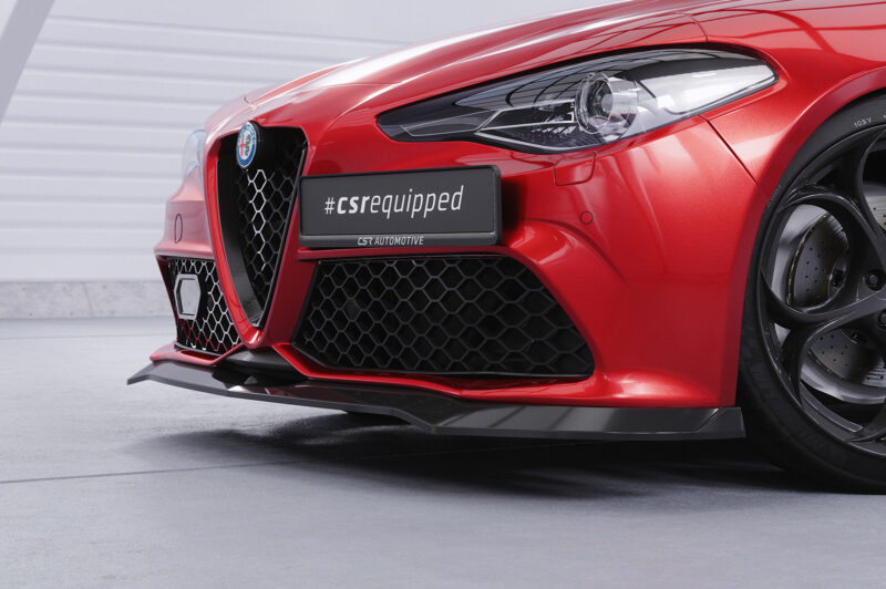 Lip delantero CSR Automotive para Alfa Romeo Giulia (952) Veloce CSL782 Negro Mate 2