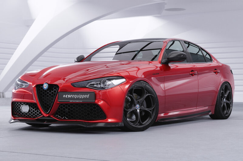 Lip delantero CSR Automotive para Alfa Romeo Giulia (952) Veloce CSL782 Negro Mate 4