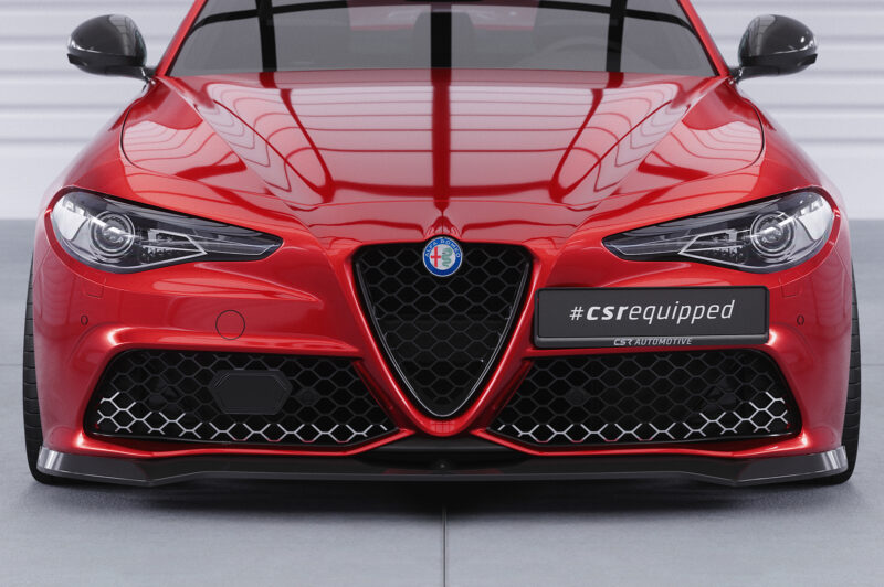 Lip delantero CSR Automotive para Alfa Romeo Giulia (952) Veloce CSL782 Negro Mate 5