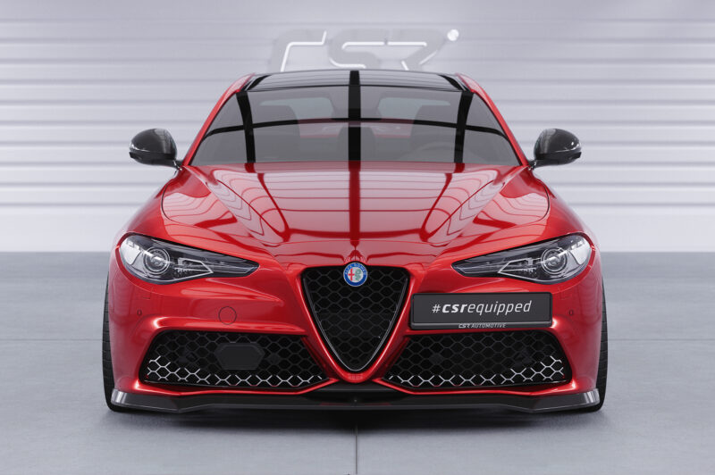 Lip delantero CSR Automotive para Alfa Romeo Giulia (952) Veloce CSL782 Negro Mate 6