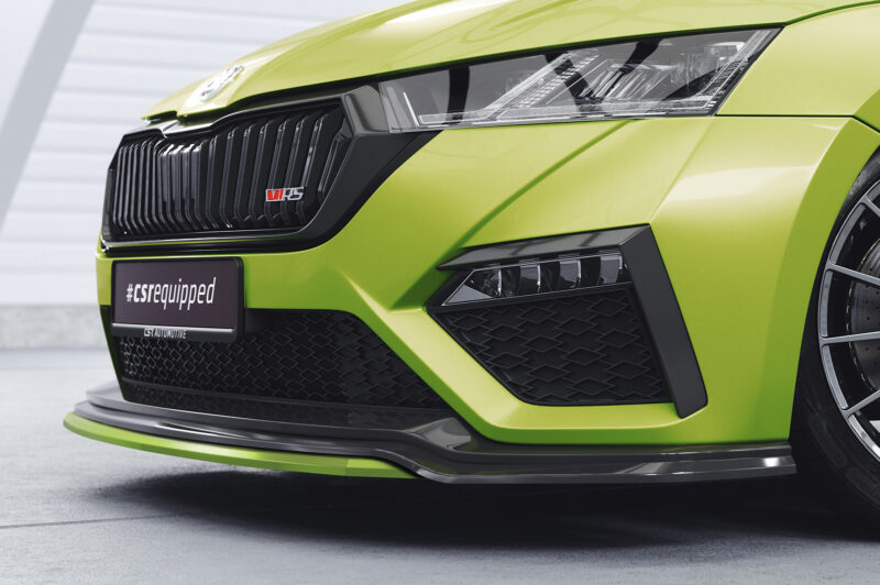 Lip delantero CSR Automotive para Skoda Octavia 4 RS CSL784 Negro Mate 2