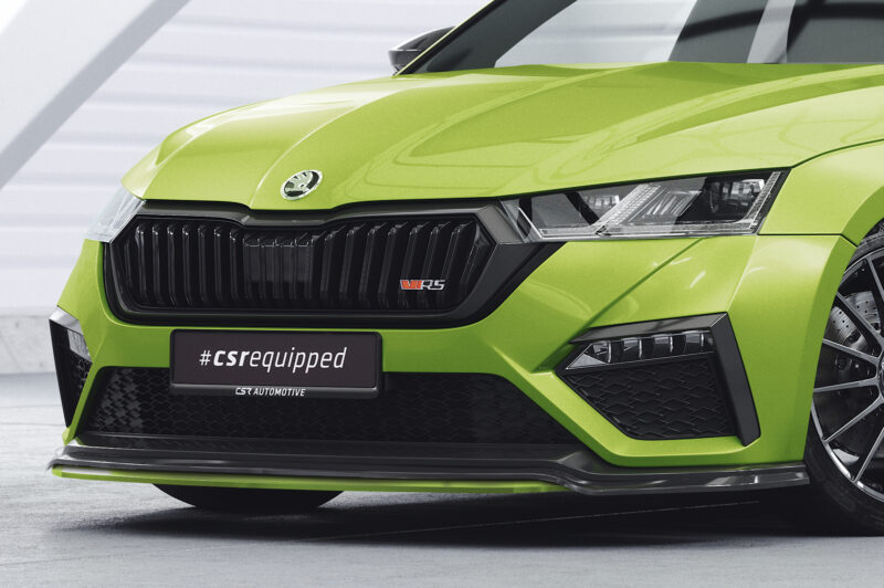 Lip delantero CSR Automotive para Skoda Octavia 4 RS CSL784 Negro Mate 3