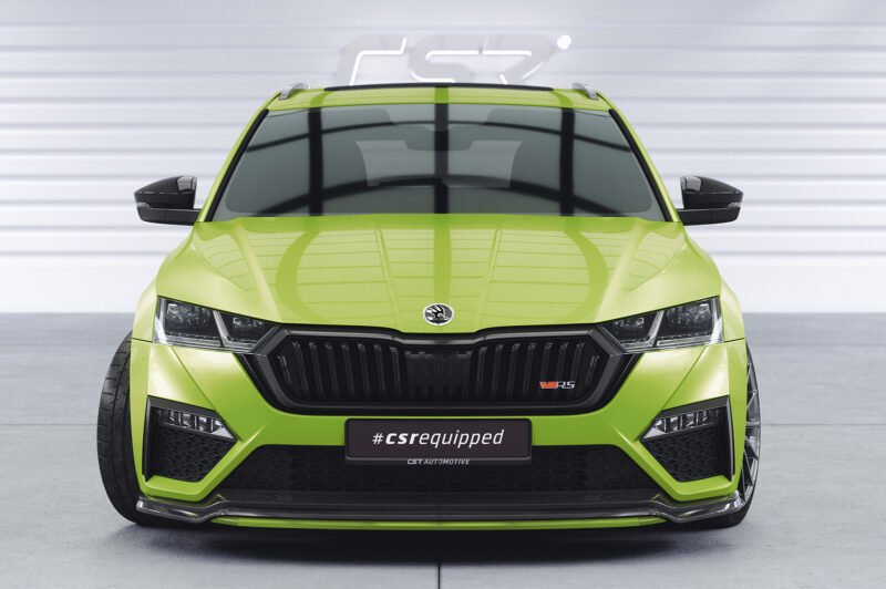 Lip delantero CSR Automotive para Skoda Octavia 4 RS CSL784 Negro Mate 6