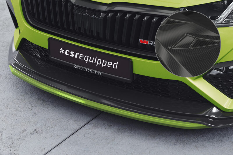 Lip delantero CSR Automotive para Skoda Octavia 4 RS CSL784 Carbon Look 1