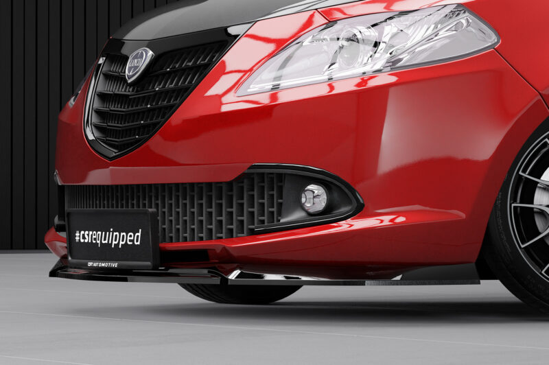 Lip delantero CSR Automotive para Lancia Ypsilon (846) CSL792 Negro Mate 2