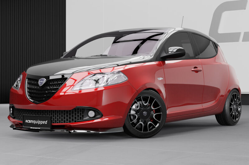 Lip delantero CSR Automotive para Lancia Ypsilon (846) CSL792 Negro Mate 4