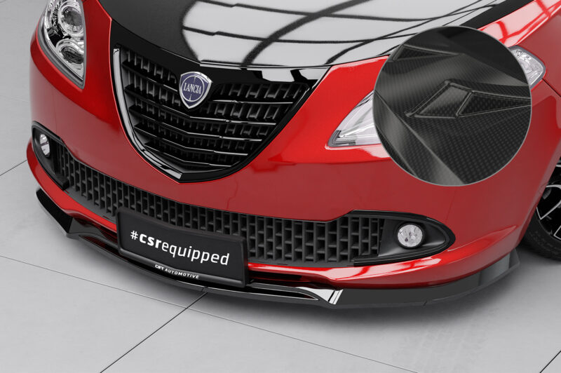 Lip delantero CSR Automotive para Lancia Ypsilon (846) CSL792 Carbon Look 1
