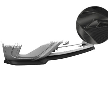 Lip delantero CSR Automotive para VW Tiguan 2 (Tipo AD) Allspace CSL793 Carbon Look 1