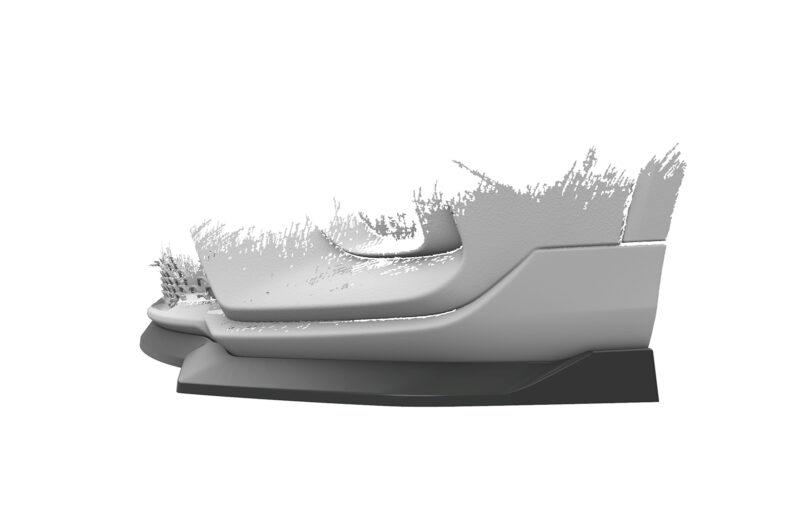 Lip delantero CSR Automotive para MG ZS CSL801 Negro Mate 2