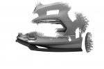 Lip delantero CSR Automotive para Ford Transit Custom / Tourneo Custom Sport CSL803 Negro Mate 2