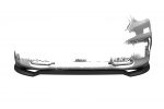 Lip delantero CSR Automotive para Ford Transit Custom / Tourneo Custom Sport CSL803 Negro Mate 4