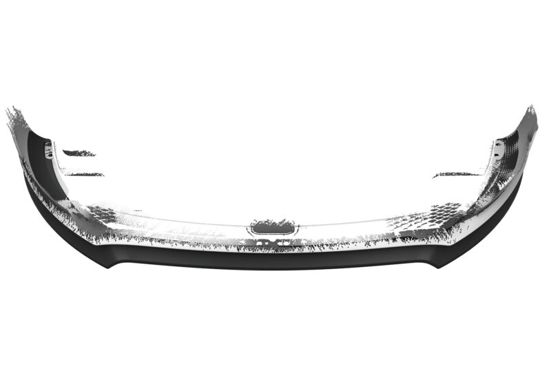 Lip delantero CSR Automotive para Mercedes Benz Clase T / Citan (W420) CSL804 Negro Mate 4