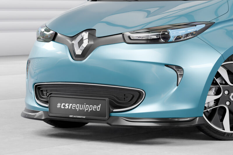 Lip delantero CSR Automotive para Renault Zoe CSL806 Negro Mate 3