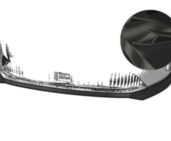 Lip delantero CSR Automotive para MG 5 EV CSL807 Carbon Look 1