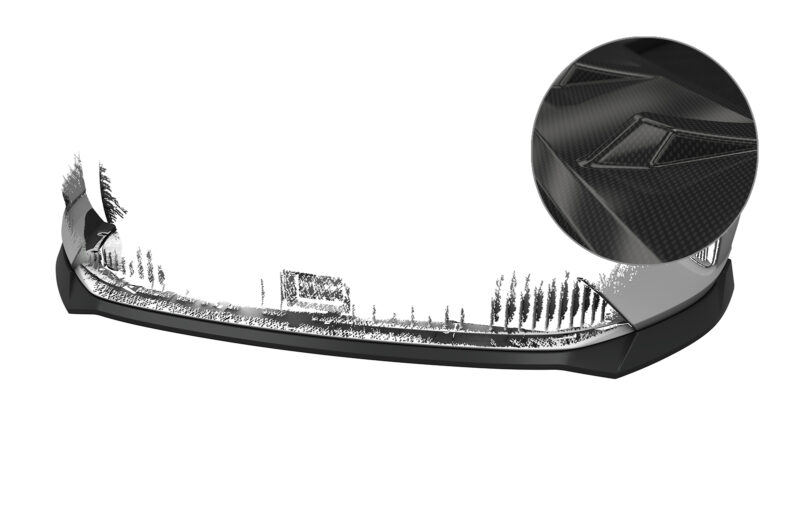 Lip delantero CSR Automotive para MG 5 EV CSL807 Carbon Look 1