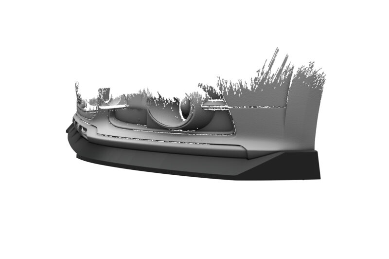 Lip delantero CSR Automotive para Audi A6 C7 (Typ 4G) Allroad CSL809 Negro Mate 2
