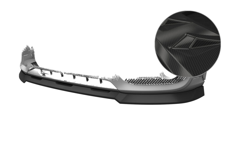 Lip delantero CSR Automotive para Audi Q3 (8U) CSL810 Carbon Look 1