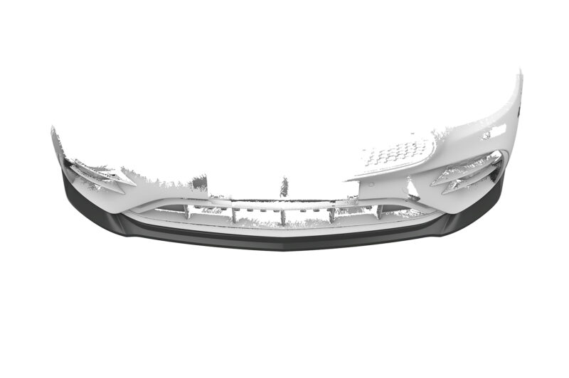 Lip delantero CSR Automotive para Mercedes-Benz Clase E W213 / S213 CSL812 Negro Mate 4