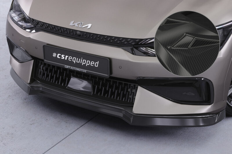 Lip delantero CSR Automotive para Kia EV6 GT / GTine CSL814 Carbon Look 1