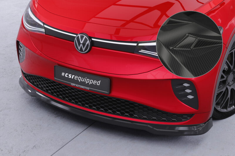 Lip delantero CSR Automotive para VW ID.5 GTX CSL815 Carbon Look 1