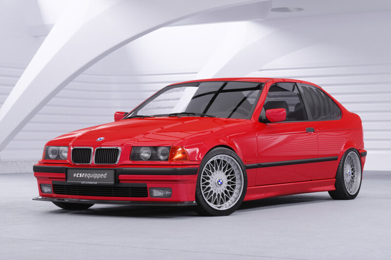 Lip delantero CSR Automotive para BMW Serie 3 E36 Compact CSL818 Negro Mate 4