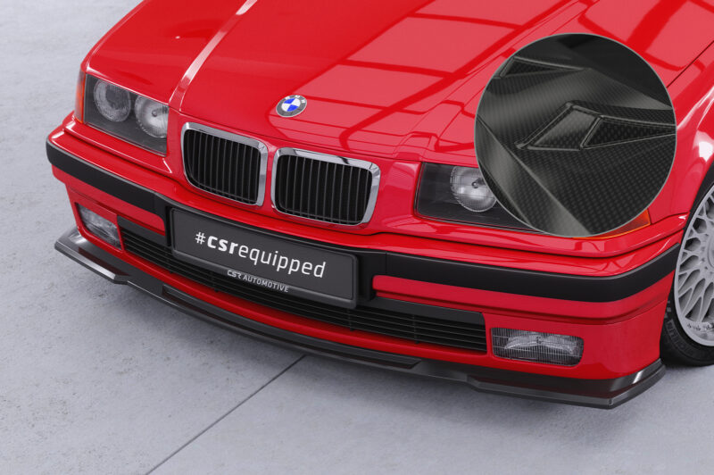Lip delantero CSR Automotive para BMW Serie 3 E36 Compact CSL818 Carbon Look 1
