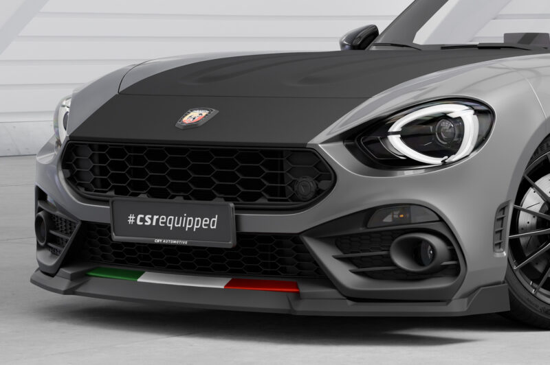 Lip delantero CSR Automotive para Fiat Abarth 124 Spider CSL824 Negro Mate 3