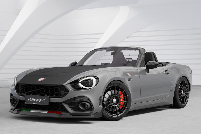 Lip delantero CSR Automotive para Fiat Abarth 124 Spider CSL824 Negro Mate 4