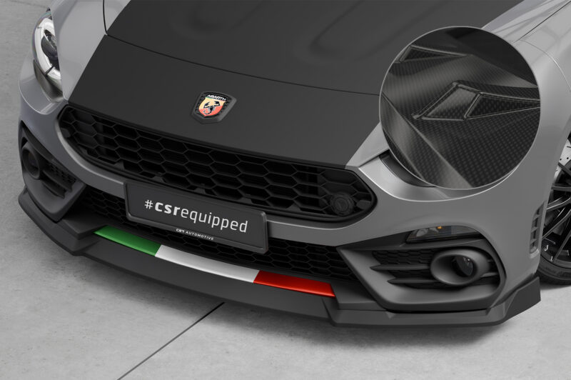 Lip delantero CSR Automotive para Fiat Abarth 124 Spider CSL824 Carbon Look 1
