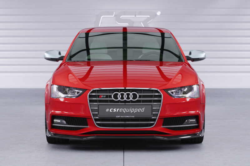 Lip delantero CSR Automotive para Audi A4 / S4 B8 (Tipo 8K) CSL825 Negro Mate 6