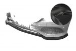Lip delantero CSR Automotive para Mercedes-Benz Clase E W213 / S213 sedán y modelo T CSL827 Carbon Look 1