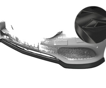 Lip delantero CSR Automotive para Mercedes-Benz Clase E W213 / S213 sedán y modelo T CSL827 Carbon Look 1