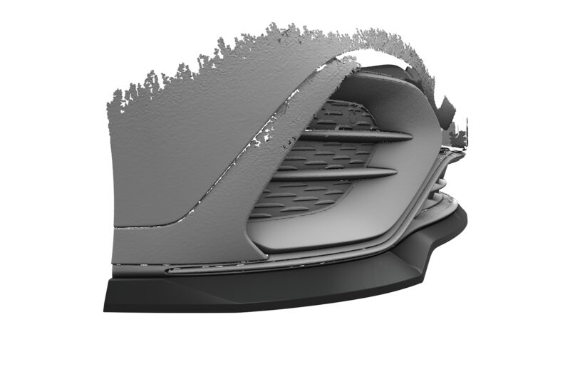 Lip delantero CSR Automotive para Mercedes-Benz EQE V295 AMG / AMGine CSL828 Negro Mate 2